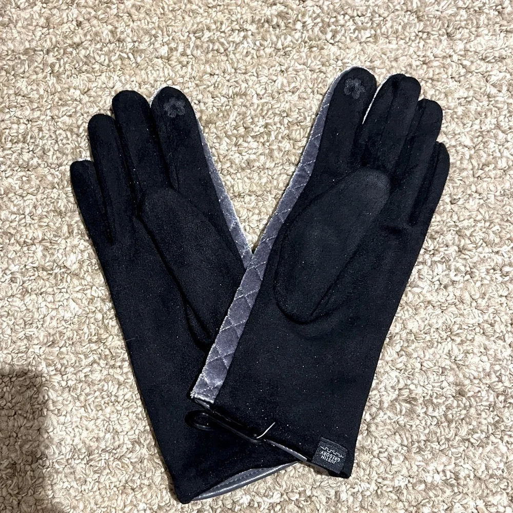 Shiny Silver Gloves